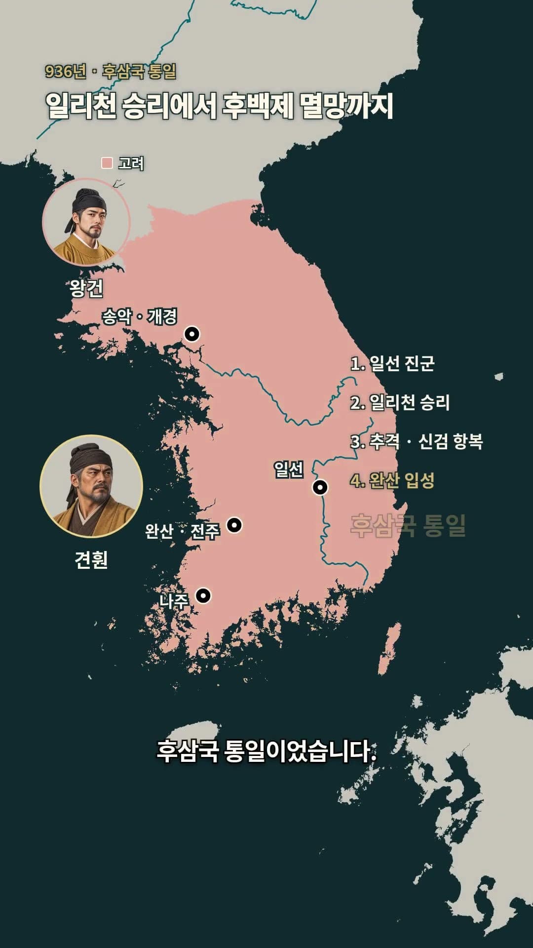 한국사 14화 | 태조 왕건의 호족 정책과 후삼국 통일