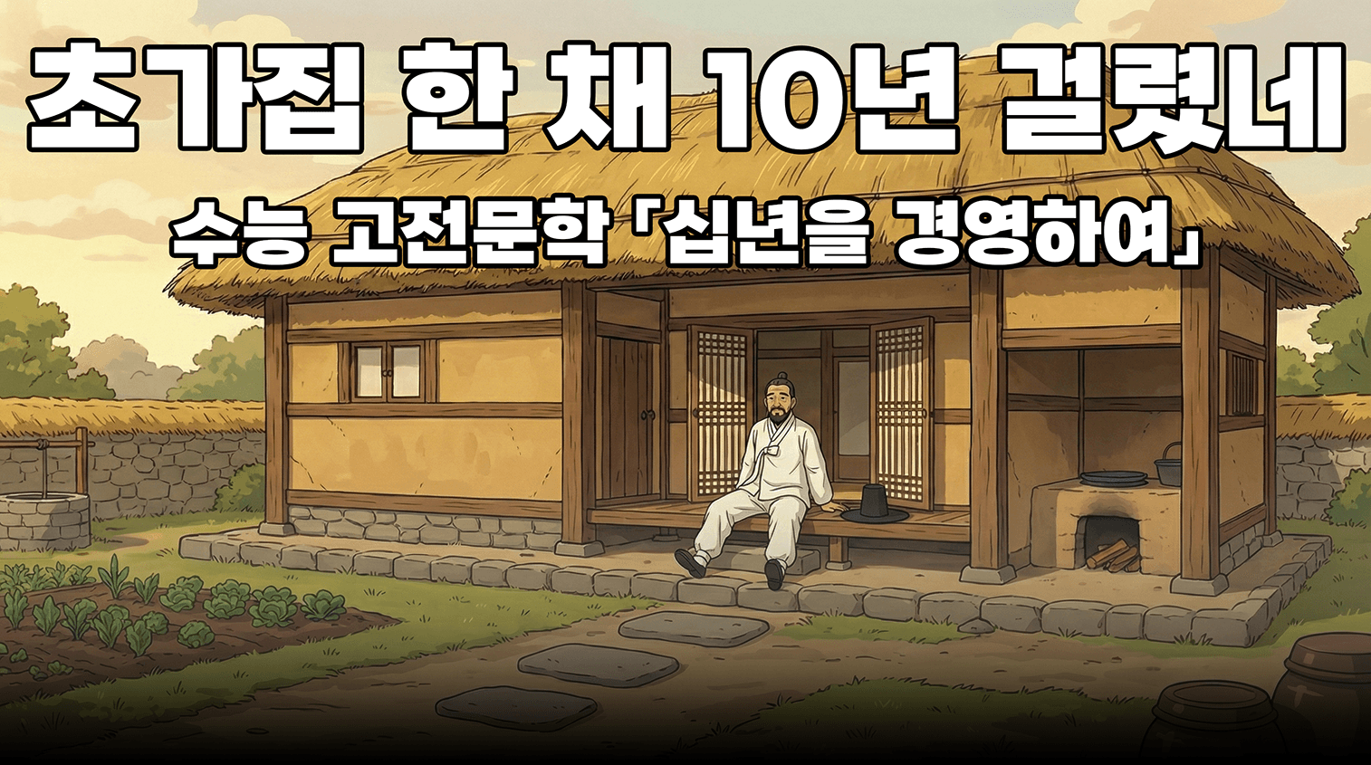 [수능 고전문학 「십년을 경영하여」 해석] 조선시대 내 집 마련 소요시간 : 10년