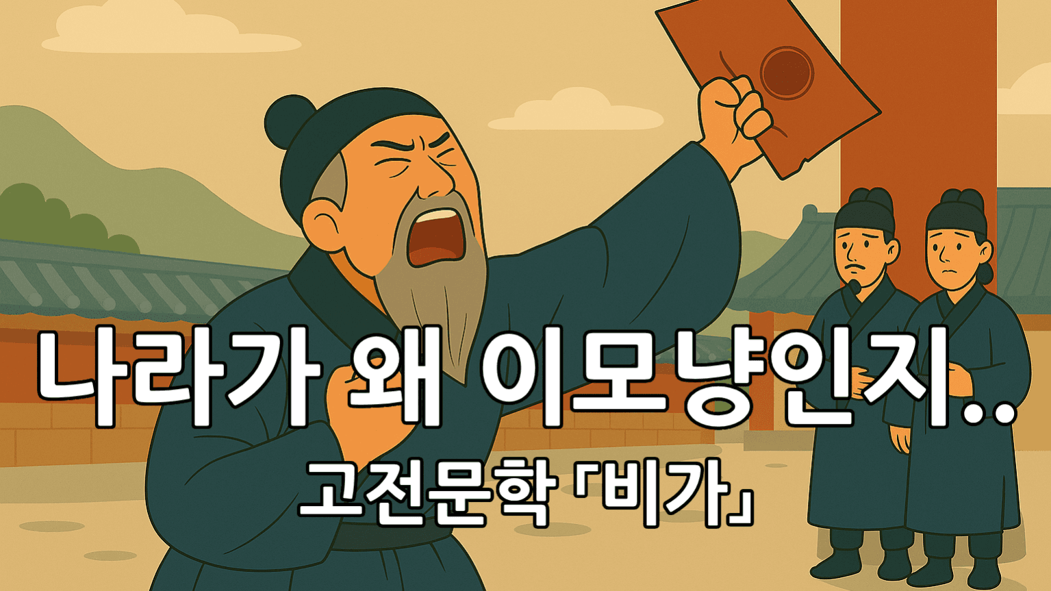 누가 우리 왕자님 좀 구해와주라 (고전문학 「비가」)