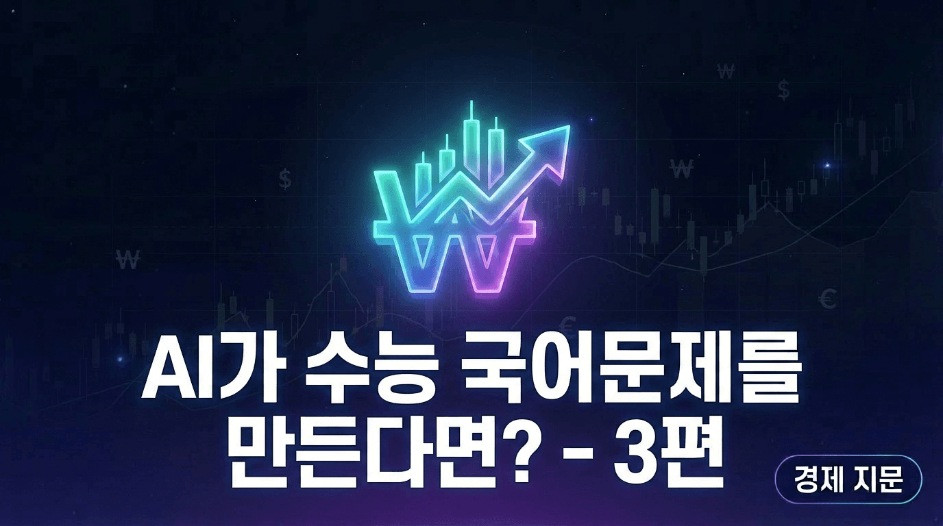 AI가 수능 국어문제를 만든다면? - 3편 경제 지문