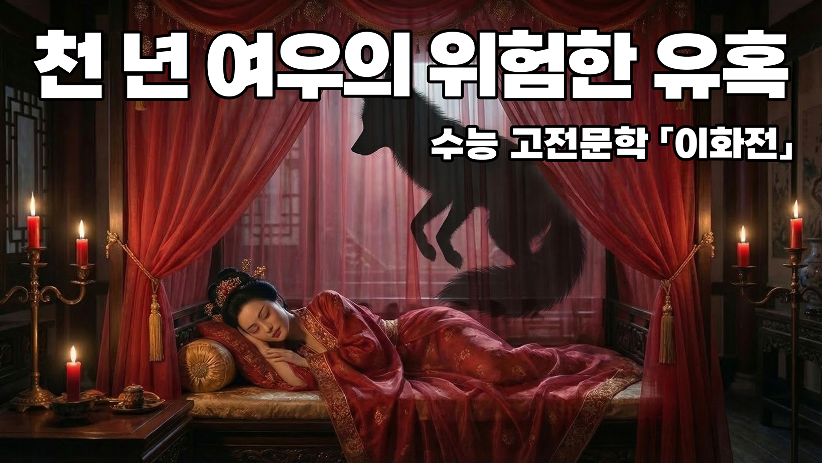 역대급 미모의 귀비, 알고보니 털 날리는 요괴? 이화의 참교육 레벨 ㄷㄷ | 수능 고전문학 「이화전」